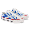 Crowcia London Indigo Design Low Top Sneakers
