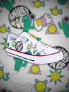 Crowcia London Smiley World Design Low Top Sneakers