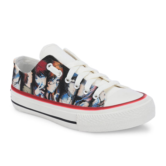 Crowcia London Gate Anime Design Low Top Sneakers