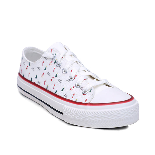Crowcia London Merry Christmas Design Low Top Sneakers
