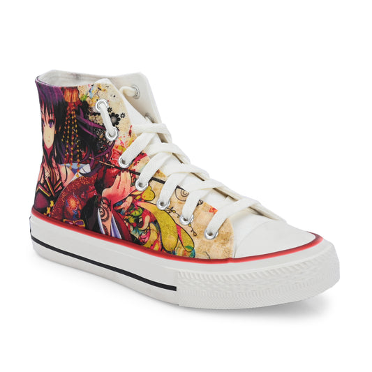 Crowcia London Misaki Kurehito Design High Top Sneakers