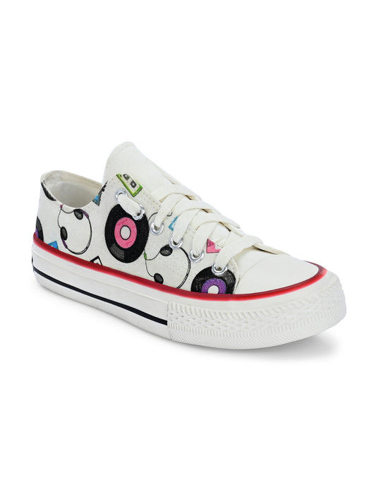 Crowcia London Music Design Low Top Sneakers
