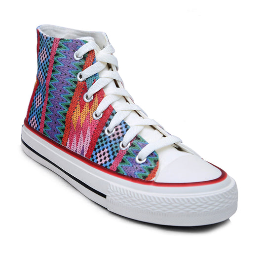 Crowcia London Royal Bohemian Design High Top Sneakers