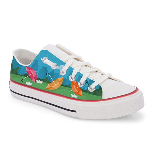 Crowcia London Raindrop Drift Low Top Sneakers