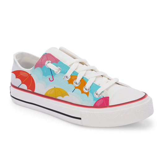 Crowcia London Rainy Horizon Low Top Sneakers