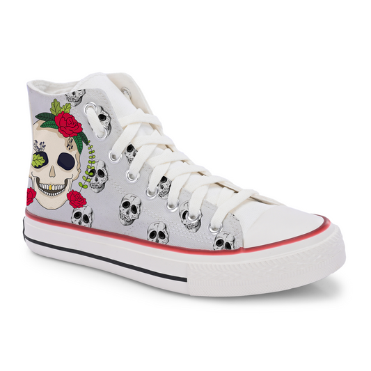 Crowcia London Skull Duggery High Top Sneakers
