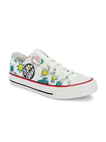 Crowcia London Smiley World Design Low Top Sneakers