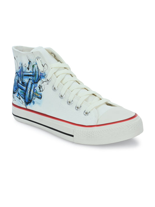 Crowcia London Workout Design High Top Sneakers