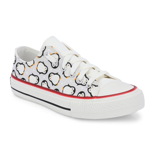 Crowcia London Baby Penguin Design Low Top Sneakers