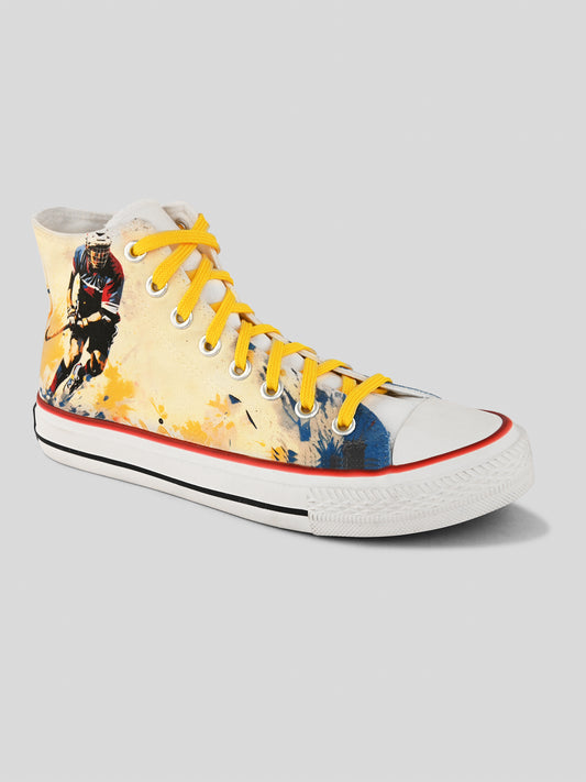 Crowcia London Hockey High Top Sneakers