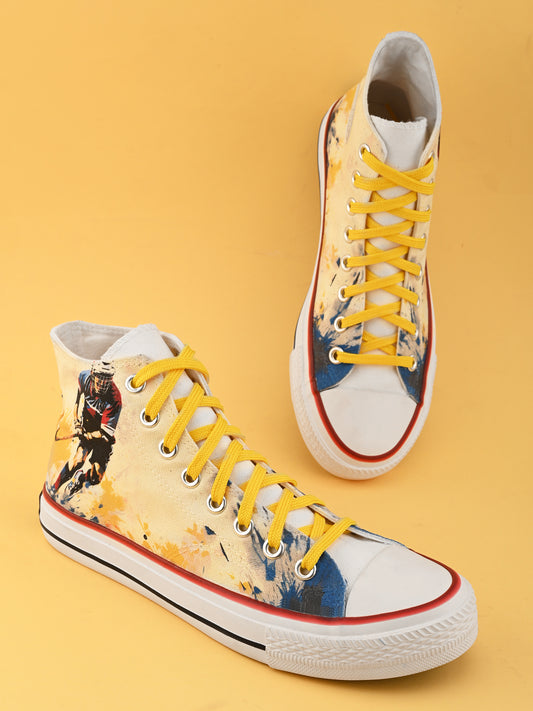 Crowcia London Hockey High Top Sneakers