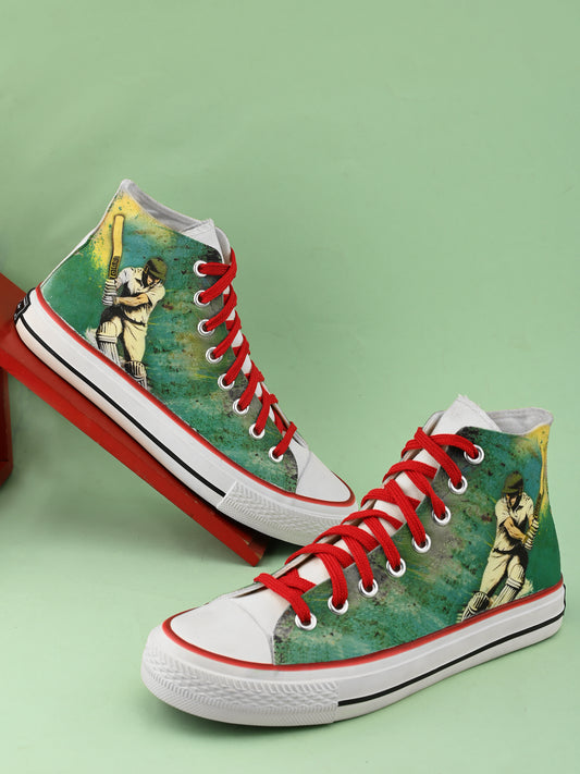 Crowcia London Cricket High Top Sneakers