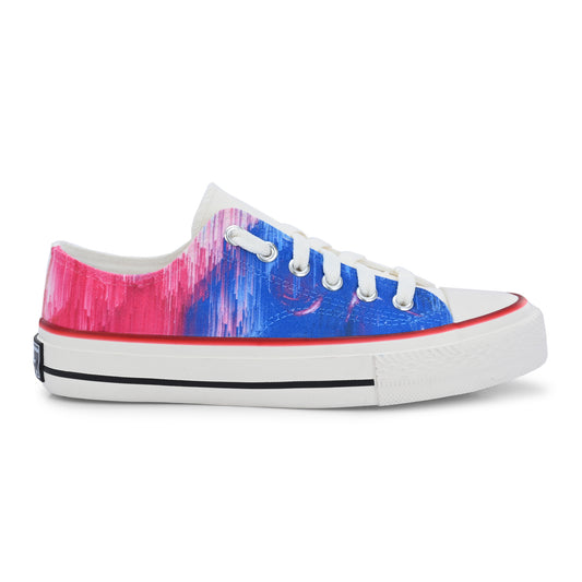 Crowcia London Abstract Stains Design Low Top Sneakers