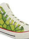 Crowcia London Algae Design High Top Sneakers