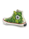 Crowcia London Algae Design High Top Sneakers