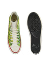 Crowcia London Algae Design High Top Sneakers