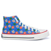 Crowcia London Alien Knockout Design High Top Sneakers