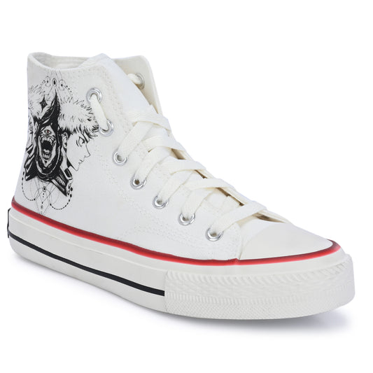 Crowcia London Anime 2.0 Design High Top Sneakers