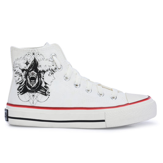 Crowcia London Anime 2.0 Design High Top Sneakers