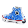 Crowcia London Aqua Mosiac Design High Top Sneakers