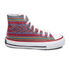 Crowcia London Bohemian Queen Design High Top Sneakers