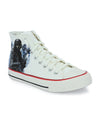 Crowcia London Battle Army Design High Top Sneakers