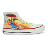 Crowcia London Beach Sunset Design High Top Sneakers