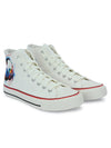 Crowcia London Boom Beat Design High Top Sneakers