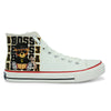 Crowcia London Boss Bear Design High Top Sneakers