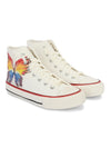 Crowcia London Butterfly Design High Top Sneakers