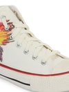 Crowcia London Butterfly Design High Top Sneakers