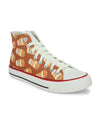 Crowcia London Coffee Time Design High Top Sneakers