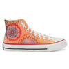 Crowcia London Colourful Mandala Design High Top Sneakers