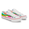 Crowcia London Colorful Wave Design Low Top Sneakers