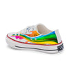 Crowcia London Colorful Wave Design Low Top Sneakers