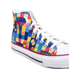 Crowcia London Cube Art Design High Top Sneakers