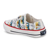 Crowcia London Auto Wala Design Low Top Sneakers