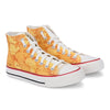 Crowcia London World Map Design High Top Sneakers