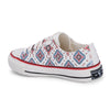 Crowcia London Ikat Ethnic Design Low Top Sneakers