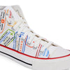 Crowcia London Immigration Design High Top Sneakers