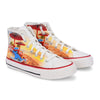 Crowcia London Beach Sunset Design High Top Sneakers