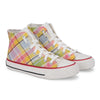 Crowcia London Scottish Spring Design High Top Sneakers