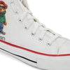 Crowcia London Teddy Party Design High Top Sneakers