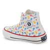 Crowcia London Walk in Cafe Design High Top Sneakers