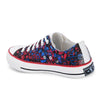 Crowcia London Graffiti Nerds Design Low Top Sneakers