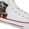 Crowcia London Teddy Zillion Design High Top Sneakers