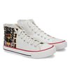 Crowcia London Boss Bear Design High Top Sneakers