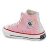 Crowcia London Tribal Pink Design High Top Sneakers