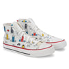 Crowcia London House on the wheel Design High Top Sneakers