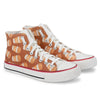 Crowcia London Coffee Time Design High Top Sneakers